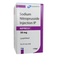 Фото Нитропруссид (Нанипрус аналог) NIpress 50мг лиофилизат для приг. р-ра для ин. флакон №1