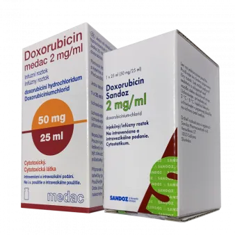 Доксорубицин 50мг 2мг/мл 25мл Эбеве/Медак (Medac)