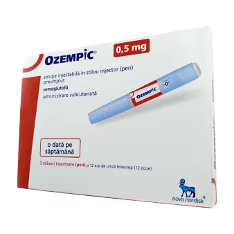 Оземпик раствор для инъекций 1,34 мг/мл 3 шприц-ручки 1,5 мл + иглы 12 шт. (0,5мг/доза 12 доз)