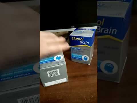 Видео о препарате Эфамол Брейн (формула Эфалекс Efalex) Efamol Brain капс. 60 шт.